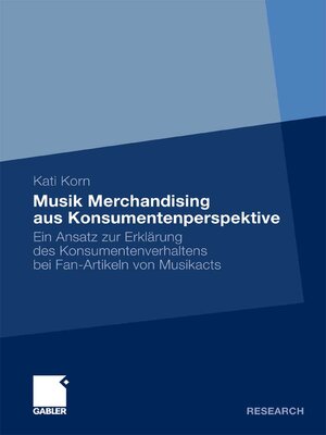 cover image of Musik Merchandising aus Konsumentenperspektive